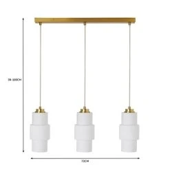 Dunelm Elena 3 Light Diner Ceiling Fitting 11 Dunelm Elena 3 Light Diner Ceiling Fitting -Lava Lamp Shop 30752912 alt07