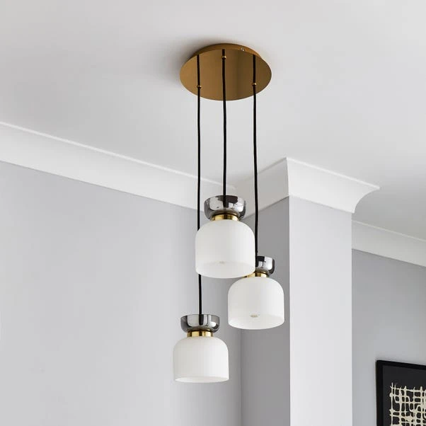 Dunelm Tien 3 Light Cluster Ceiling Fitting 2 Dunelm Tien 3 Light Cluster Ceiling Fitting - Image 2