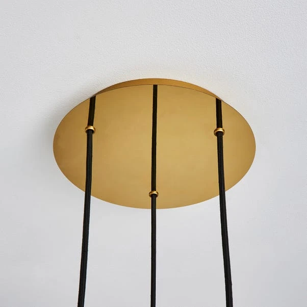Dunelm Tien 3 Light Cluster Ceiling Fitting 4 Dunelm Tien 3 Light Cluster Ceiling Fitting - Image 4