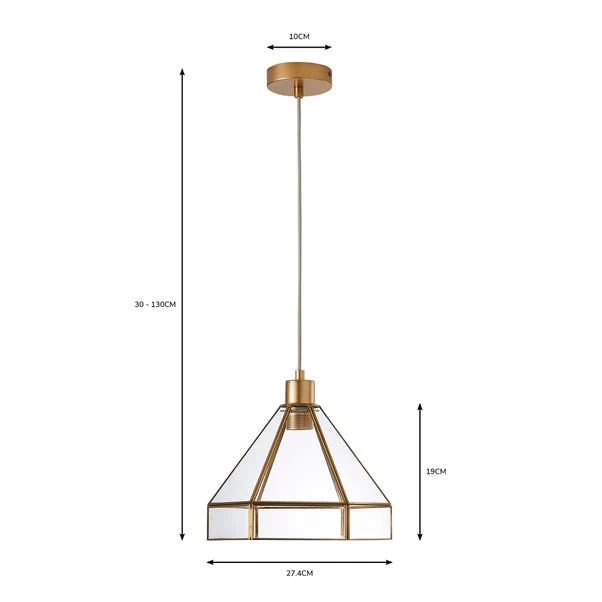 Dunelm Katja 1 Light Pendant Ceiling Fitting 6 Dunelm Katja 1 Light Pendant Ceiling Fitting - Image 6