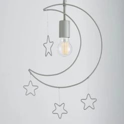 Dunelm Moon Stars 1 Light Pendant Ceiling Fitting -Lava Lamp Shop 30752938 alt02