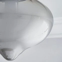 Dunelm Voyager 1 Light Smoked Flush Ceiling Fitting 8 Dunelm Voyager 1 Light Smoked Flush Ceiling Fitting -Lava Lamp Shop 30752951 alt02