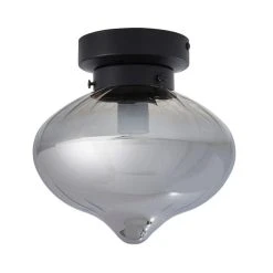 Dunelm Voyager 1 Light Smoked Flush Ceiling Fitting 10 Dunelm Voyager 1 Light Smoked Flush Ceiling Fitting -Lava Lamp Shop 30752951 alt05