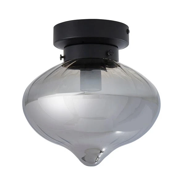 Dunelm Voyager 1 Light Smoked Flush Ceiling Fitting 5 Dunelm Voyager 1 Light Smoked Flush Ceiling Fitting - Image 5
