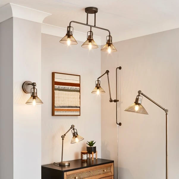 Dunelm Nicholas 3 Light Industrial Ceiling Fitting 6 Dunelm Nicholas 3 Light Industrial Ceiling Fitting - Image 6