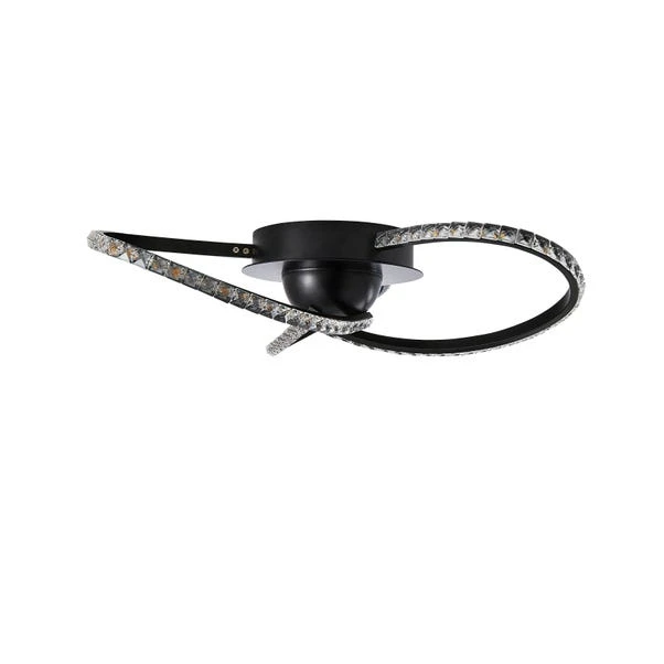Dunelm Oria 3 Light LED Black Ceiling Fitting 5 Dunelm Oria 3 Light LED Black Ceiling Fitting - Image 5