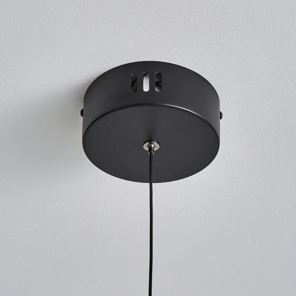 Dunelm Depere 1 Light Integrated LED Black Ceiling Fitting 4 Dunelm Depere 1 Light Integrated LED Black Ceiling Fitting - Image 4