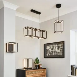 Dunelm Depere 1 Light Integrated LED Black Ceiling Fitting 11 Dunelm Depere 1 Light Integrated LED Black Ceiling Fitting -Lava Lamp Shop 30753388 alt06