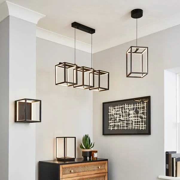 Dunelm Depere 1 Light Integrated LED Black Ceiling Fitting 6 Dunelm Depere 1 Light Integrated LED Black Ceiling Fitting - Image 6