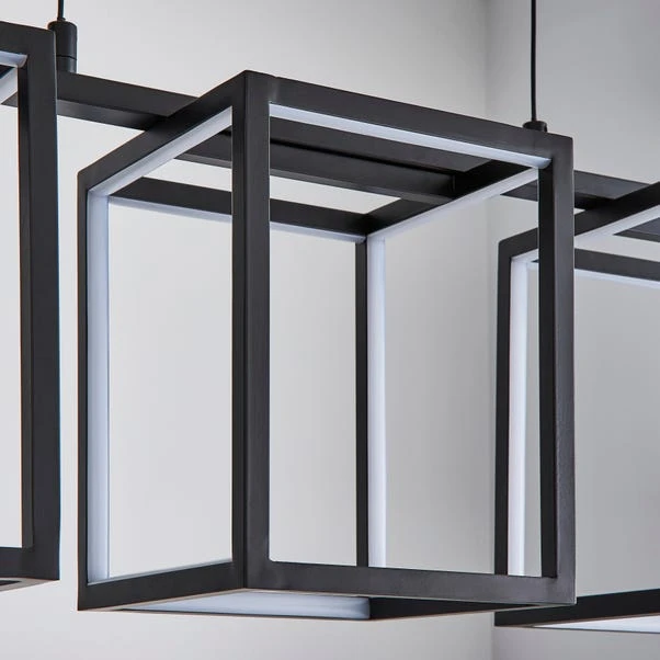 Dunelm Depere 3 Light Integrated LED Black Ceiling Fitting 3 Dunelm Depere 3 Light Integrated LED Black Ceiling Fitting - Image 3