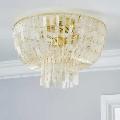 Alternative view of Dunelm Abanna Flush Ceiling Fitting