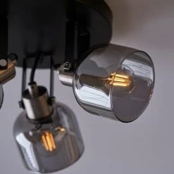 Dunelm Palazzo 3 Light Smoked Glass Spotlight 11 Dunelm Palazzo 3 Light Smoked Glass Spotlight -Lava Lamp Shop 30754813 alt05