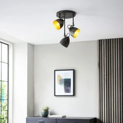 Dunelm Rolton 3 Light Gunmetal Spotlight 8 Dunelm Rolton 3 Light Gunmetal Spotlight -Lava Lamp Shop 30754830 alt02