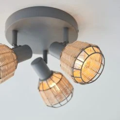 Dunelm Ohio 3 Light Grey Spotlight 10 Dunelm Ohio 3 Light Grey Spotlight -Lava Lamp Shop 30754832 alt04