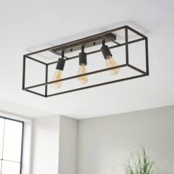 Alternative view of Dunelm London 3 Light Bronze Spotlight Bar