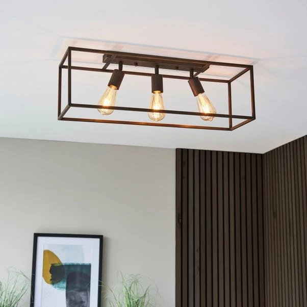 Dunelm London 3 Light Bronze Spotlight Bar 3 Dunelm London 3 Light Bronze Spotlight Bar - Image 3