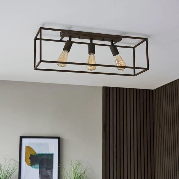 Dunelm London 3 Light Bronze Spotlight Bar 4 Dunelm London 3 Light Bronze Spotlight Bar - Image 4