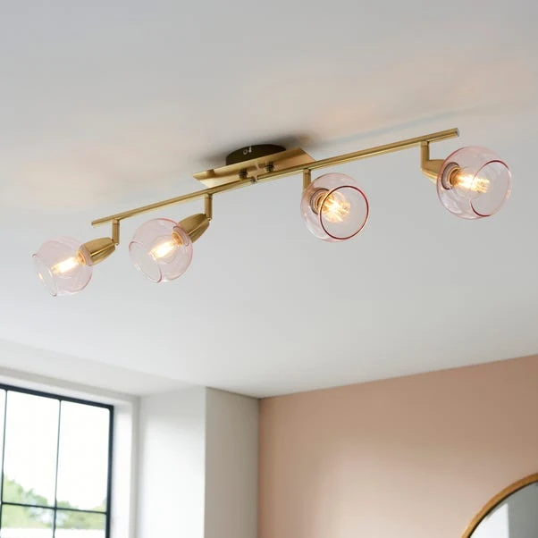 Dunelm Tia 4 Light Spotlight Bar 1 Dunelm Tia 4 Light Spotlight Bar
