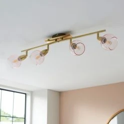 Alternative view of Dunelm Tia 4 Light Spotlight Bar