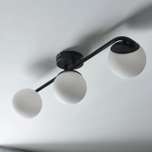 Dunelm Elements Tela 3 Light Bathroom Spotlight 2 Dunelm Elements Tela 3 Light Bathroom Spotlight - Image 2