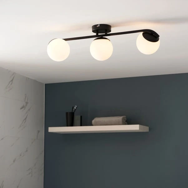 Dunelm Elements Tela 3 Light Bathroom Spotlight 3 Dunelm Elements Tela 3 Light Bathroom Spotlight - Image 3