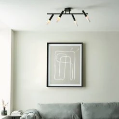 Dunelm Lyla 4 Light Spotlight Bar 8 Dunelm Lyla 4 Light Spotlight Bar -Lava Lamp Shop 30754848 alt02