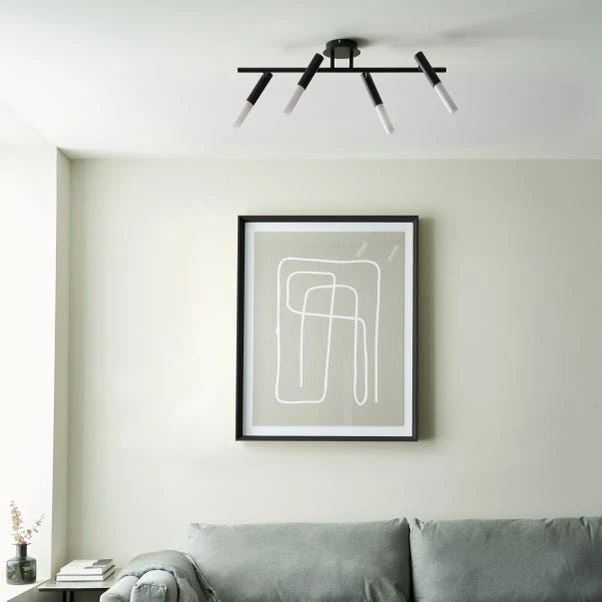 Dunelm Lyla 4 Light Spotlight Bar 4 Dunelm Lyla 4 Light Spotlight Bar - Image 4
