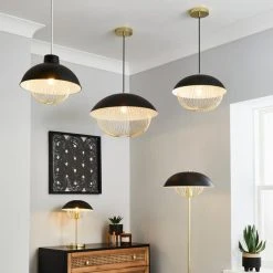 Dunelm Emzo Black Ceiling Fitting 50cm 11 Dunelm Emzo Black Ceiling Fitting 50cm -Lava Lamp Shop 30755730 alt06