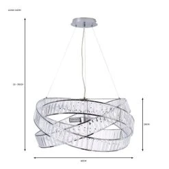 Dunelm Lilia 3 Light Ceiling Fitting -Lava Lamp Shop 30755735 alt07