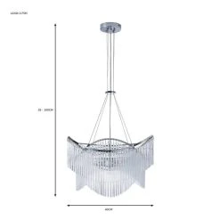Dunelm Isabella 3 Light Ceiling Fitting -Lava Lamp Shop 30755736 alt07