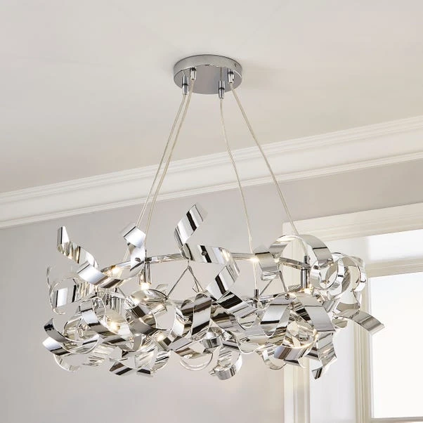 Dunelm Iris Hoop 4 Light Ceiling Fitting 1 Dunelm Iris Hoop 4 Light Ceiling Fitting