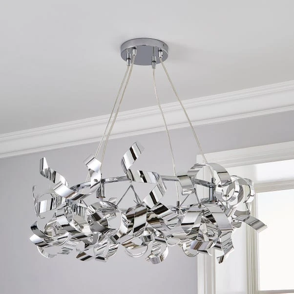 Dunelm Iris Hoop 4 Light Ceiling Fitting 2 Dunelm Iris Hoop 4 Light Ceiling Fitting - Image 2