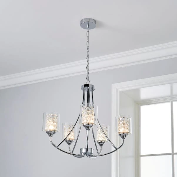 Dunelm Frankie 5 Light Ceiling Fitting 1 Dunelm Frankie 5 Light Ceiling Fitting