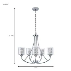Dunelm Frankie 5 Light Ceiling Fitting 11 Dunelm Frankie 5 Light Ceiling Fitting -Lava Lamp Shop 30755753 alt07