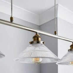Dunelm Logan Glass 3 Light Nickel Diner Ceiling Fitting 8 Dunelm Logan Glass 3 Light Nickel Diner Ceiling Fitting -Lava Lamp Shop 30755757 alt02