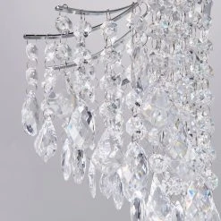 Dunelm Sheridan 1 Light Chrome Ceiling Fitting -Lava Lamp Shop 30755763 alt02