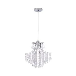 Dunelm Sheridan 1 Light Chrome Ceiling Fitting -Lava Lamp Shop 30755763 alt05