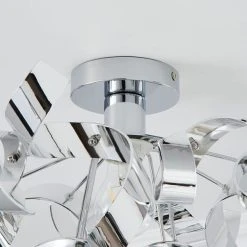 Dunelm Iris Semi Flush Ceiling Fitting 9 Dunelm Iris Semi Flush Ceiling Fitting -Lava Lamp Shop 30755764 alt03