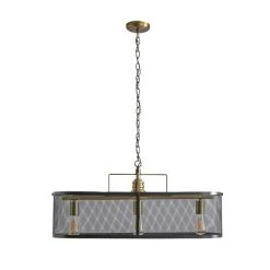 Dunelm Kalix 3 Light Diner Ceiling Fitting -Lava Lamp Shop 30755771 alt05