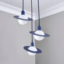 Dunelm Saturn 3 Light Cluster Ceiling Fitting 8 Dunelm Saturn 3 Light Cluster Ceiling Fitting -Lava Lamp Shop 30763137 alt02