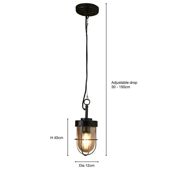 Dunelm Marine Industrial Ceiling Fitting 5 Dunelm Marine Industrial Ceiling Fitting - Image 5