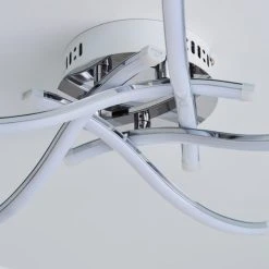 Dunelm Layla 5 Light Integrated LED Chrome Semi-Flush Ceiling Fitting 8 Dunelm Layla 5 Light Integrated LED Chrome Semi-Flush Ceiling Fitting -Lava Lamp Shop 30763882 alt03