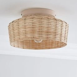 Alternative view of Dunelm Ohio 1 Light Flush Ceiling Fitting