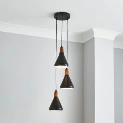 Elements Wolston 3 Light Cluster Ceiling Fitting