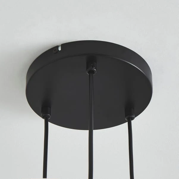Elements Wolston 3 Light Cluster Ceiling Fitting 4 Elements Wolston 3 Light Cluster Ceiling Fitting - Image 4