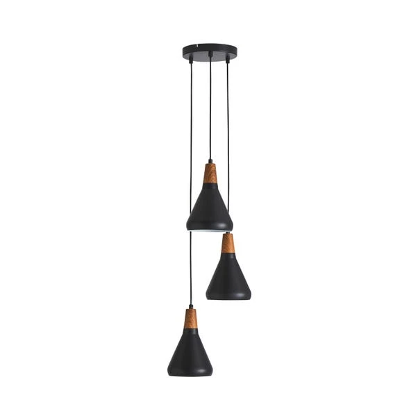 Elements Wolston 3 Light Cluster Ceiling Fitting 5 Elements Wolston 3 Light Cluster Ceiling Fitting - Image 5