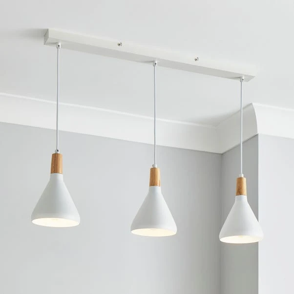Elements Wolston 3 Light Diner Ceiling Fitting 1 Elements Wolston 3 Light Diner Ceiling Fitting