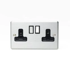 Status 2 Gang 13 Amp Stainless Steel Wall Socket 5 Status 2 Gang 13 Amp Stainless Steel Wall Socket -Lava Lamp Shop 30768549 alt02
