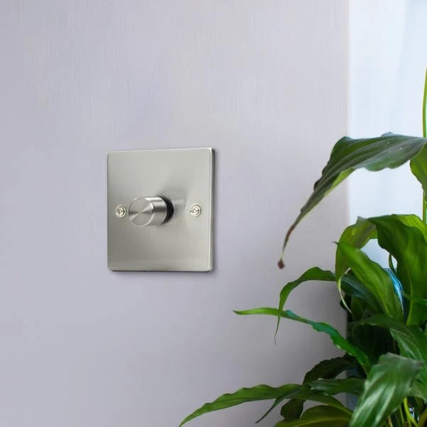 Status 1 Gang 250W 1 Way Stainless Steel Dimmer 1 Status 1 Gang 250W 1 Way Stainless Steel Dimmer