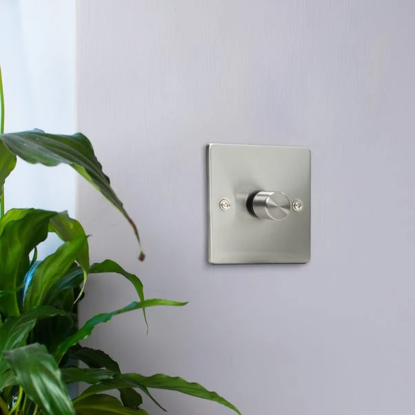 Status 1 Gang 250W 1 Way Stainless Steel Dimmer 2 Status 1 Gang 250W 1 Way Stainless Steel Dimmer - Image 2